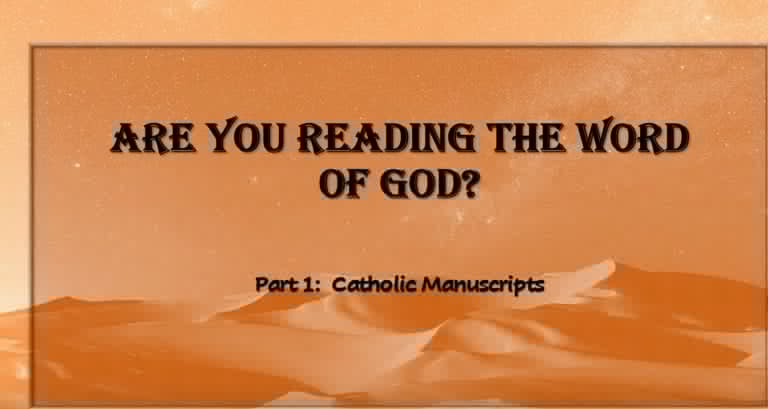 Are you reading the word of God?